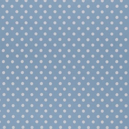 Cath Kidston Button Spot Blue Cushion