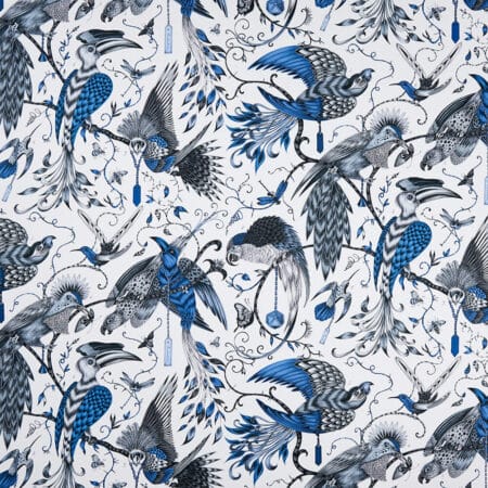 Emma J Shipley Audobon Blue Curtains
