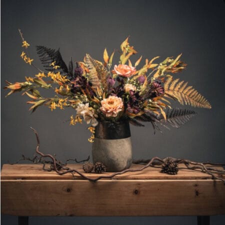 Ares Metallic Dipped Large Vase