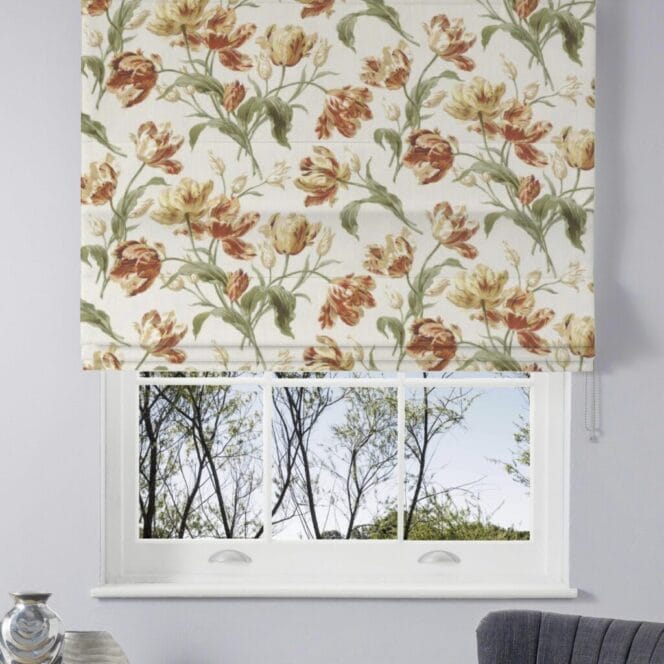 Laura Ashley Gosford Gold Roman Blind
