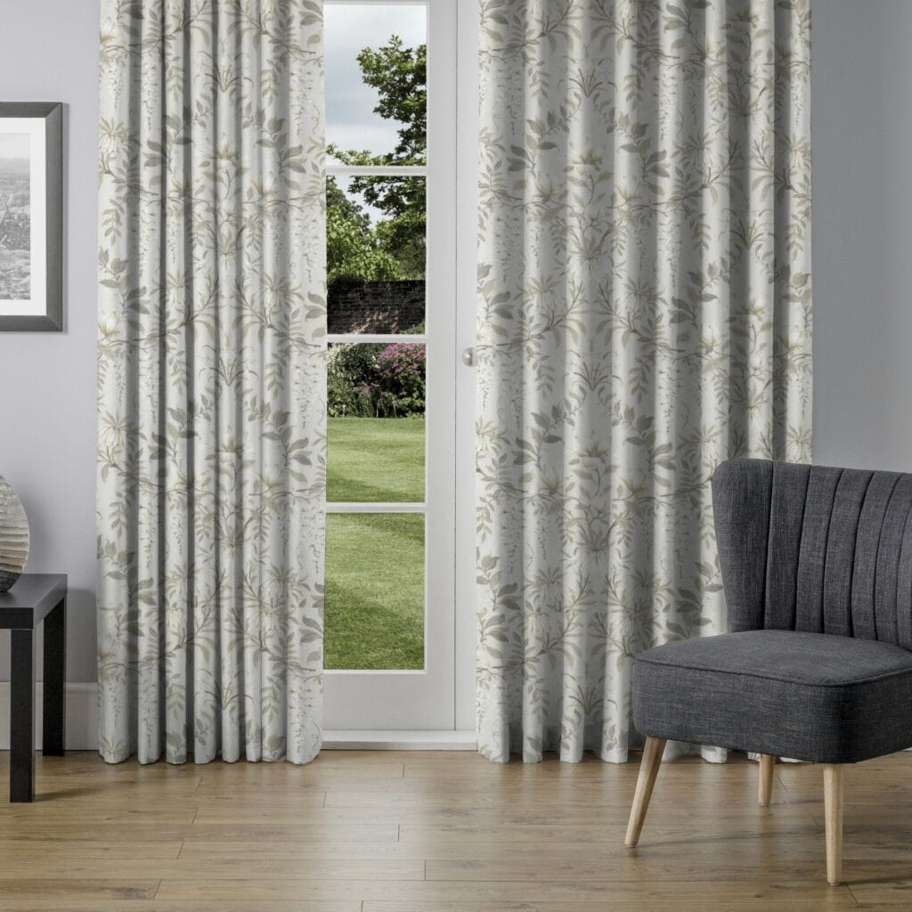 Laura Ashley Parterre Natural Curtains