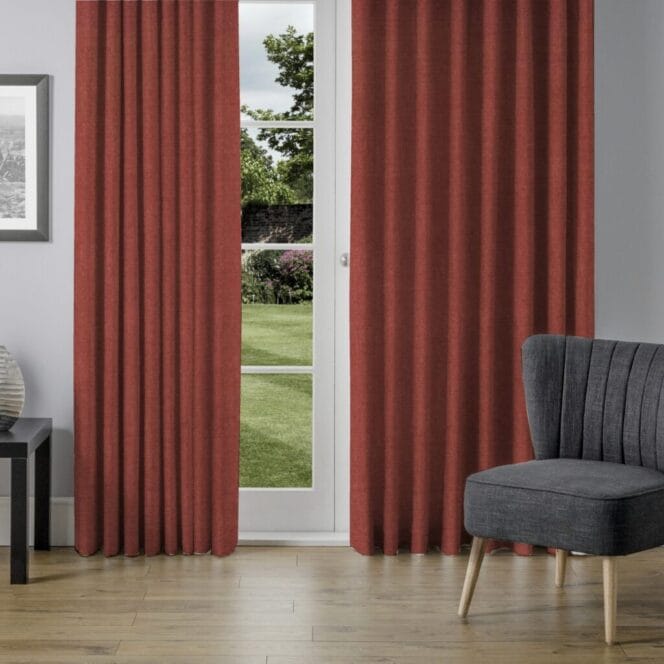 Laura Ashley Swanson Crimson Curtains