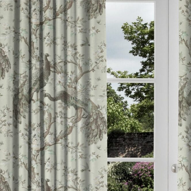 Laura Ashley Belvedere Soft Truffle Curtains