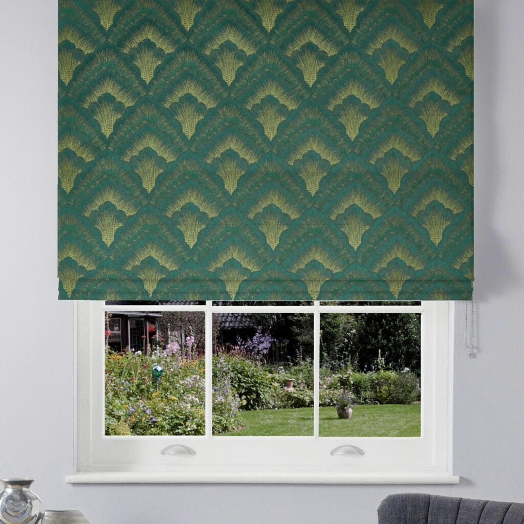 Assam Rainforest Roman Blind