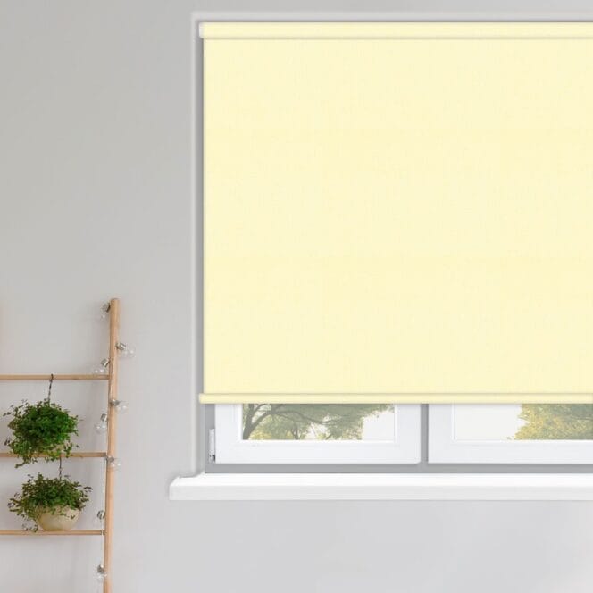 Canvas Cream Blackout Roller Blind