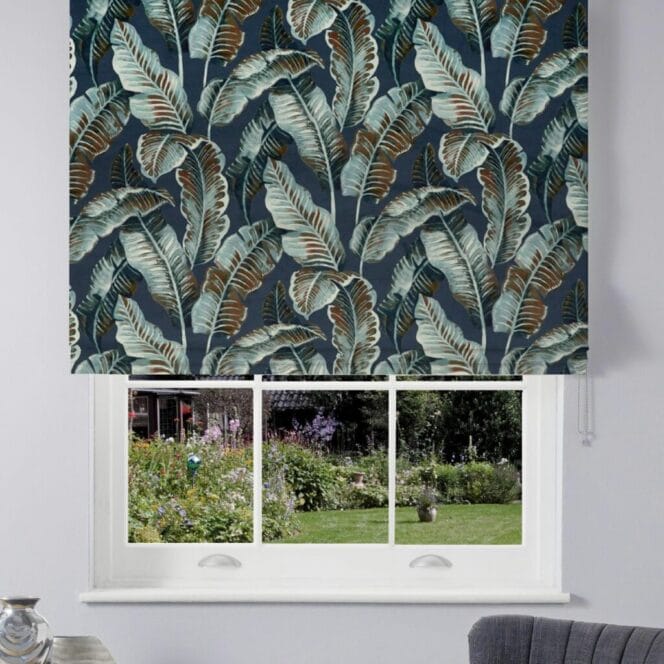 Nicobar Indigo Roman Blind
