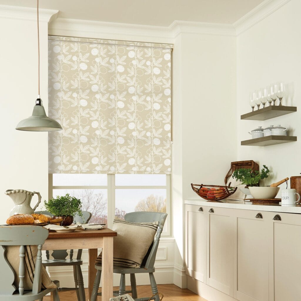 Orange Grove Husk Roller Blind