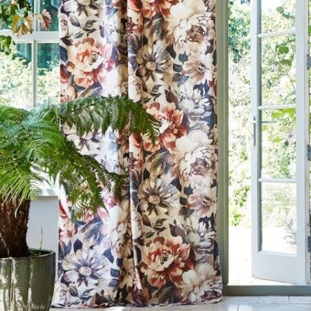 Secret Oasis Rouge Curtains