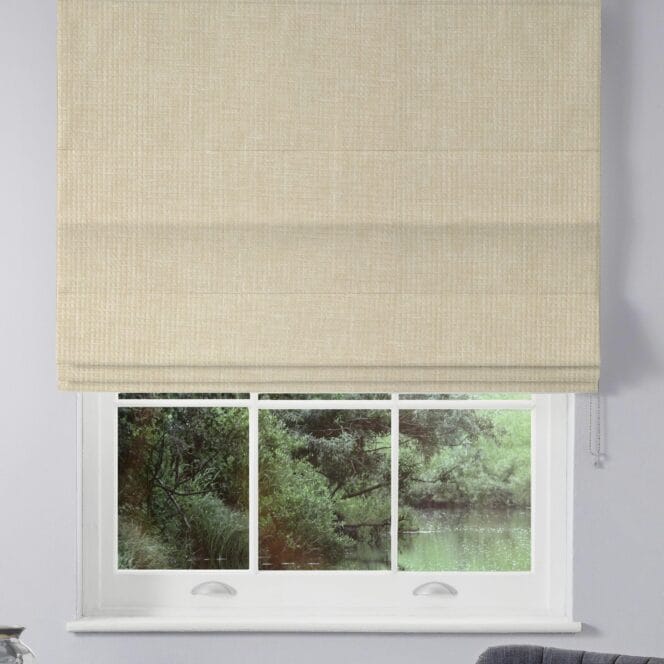 Waffle Pampas Roman Blind