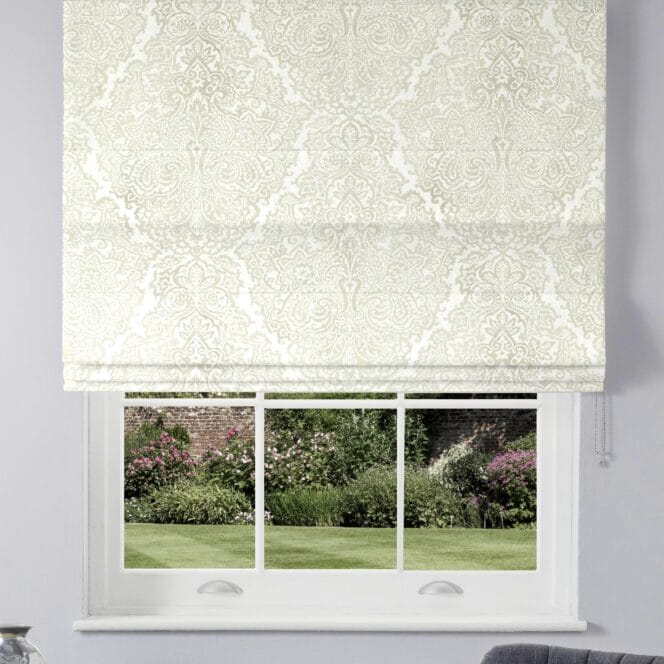 Harlequin Aureilia Dove Chalk Roman Blind