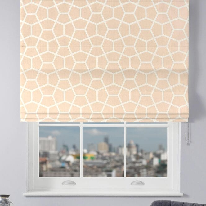 Harlequin Glyptic Buff Roman Blind