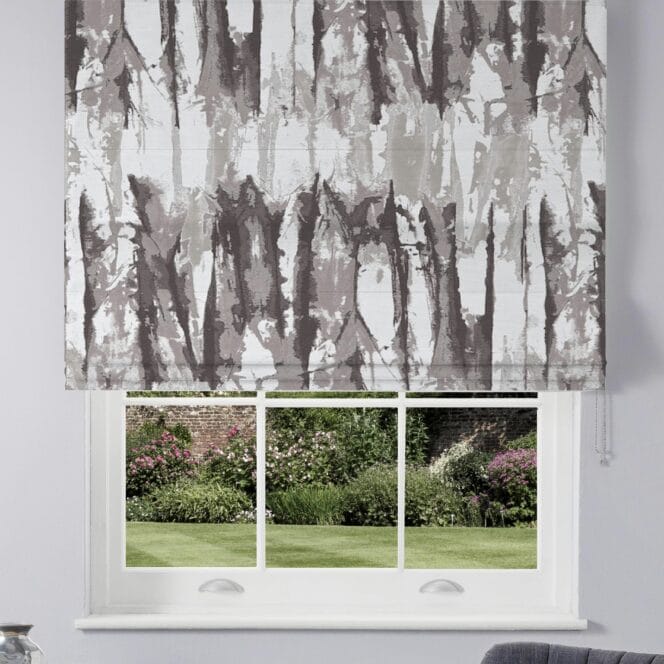 Harlequin Takara Steel Chalk Roman Blind
