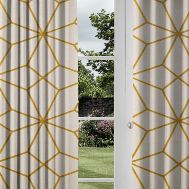 Harlequin Axal Ochre Curtain