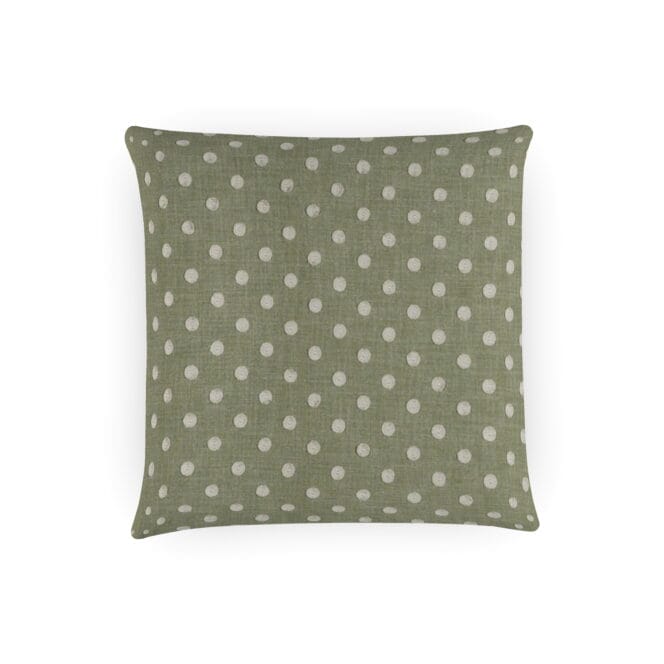 Pom Pom Basil Cushion
