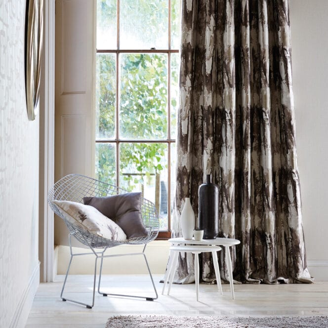 Harlequin Takara Steel Chalk Curtain