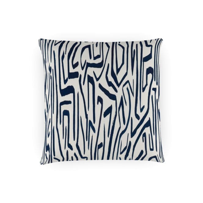 Harlequin Melodic Japanese Ink Origami Cushion
