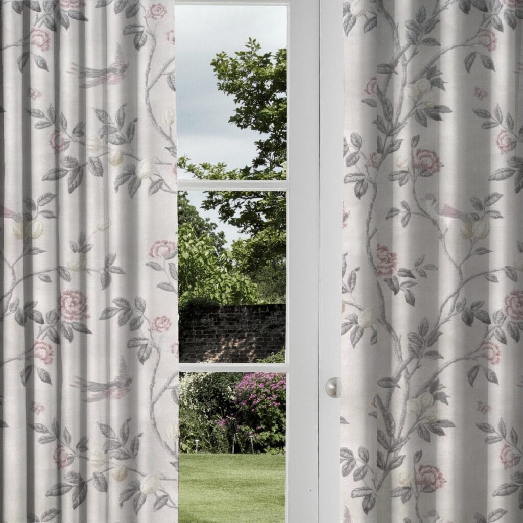 Laura Ashley Eglantine White Sands Curtains