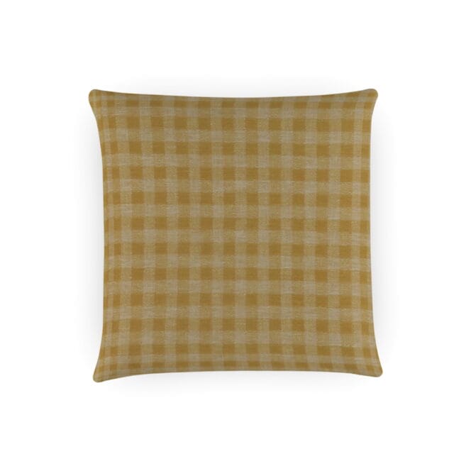 Laura Ashley Gingham Dijon Cushion