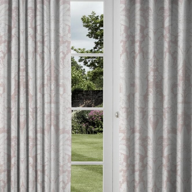 Laura Ashley Martigues Blush Curtains