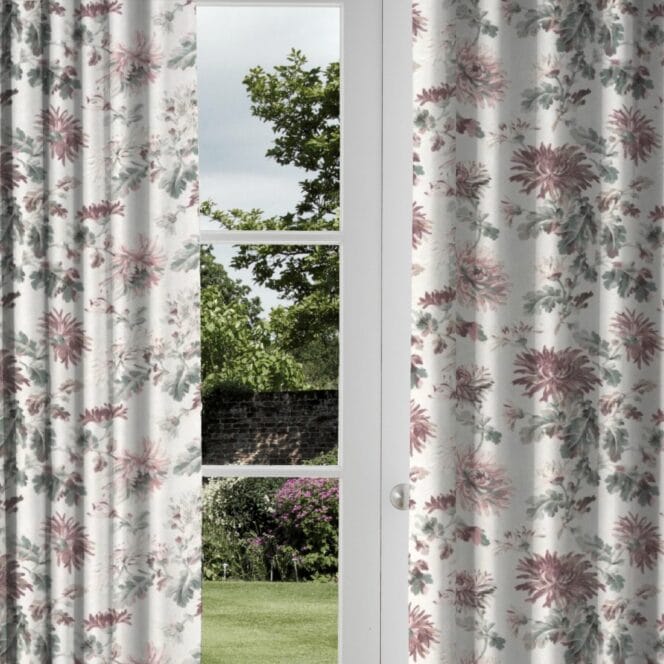 Laura Ashley Maryam Mulberry Curtains