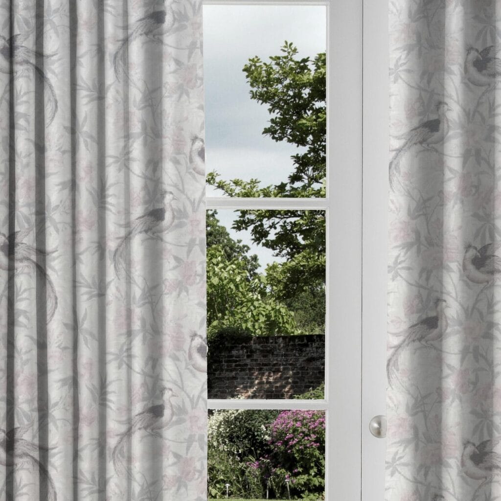 Laura Ashley Osterley Birds Moonbeam Curtains