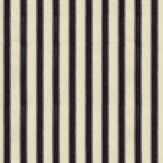 Ian Mankin Ticking Stripe Black Headboard