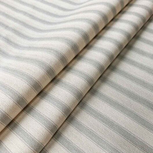 Ian Mankin Ticking Stripe Grey Roman Blind