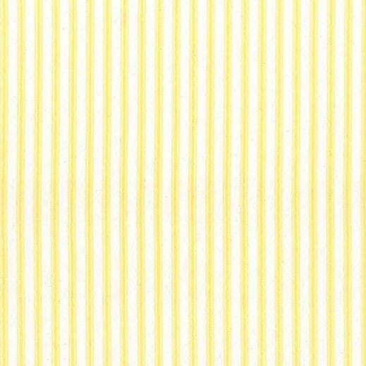 Ian Mankin Skinny Ticking Stripe Lemon Roman Blind