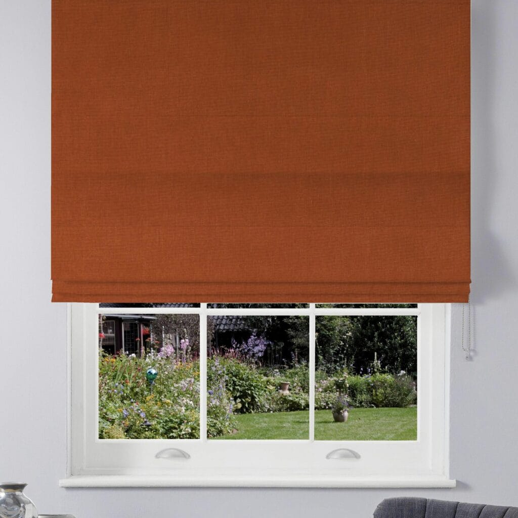 Sahara Cinnamon Roman Blind