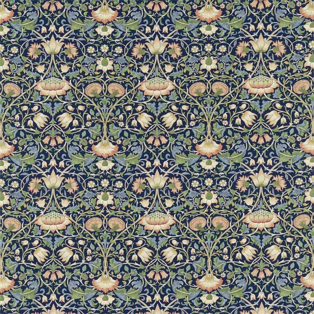 Morris & Co Lodden Indigo Mineral Cushion