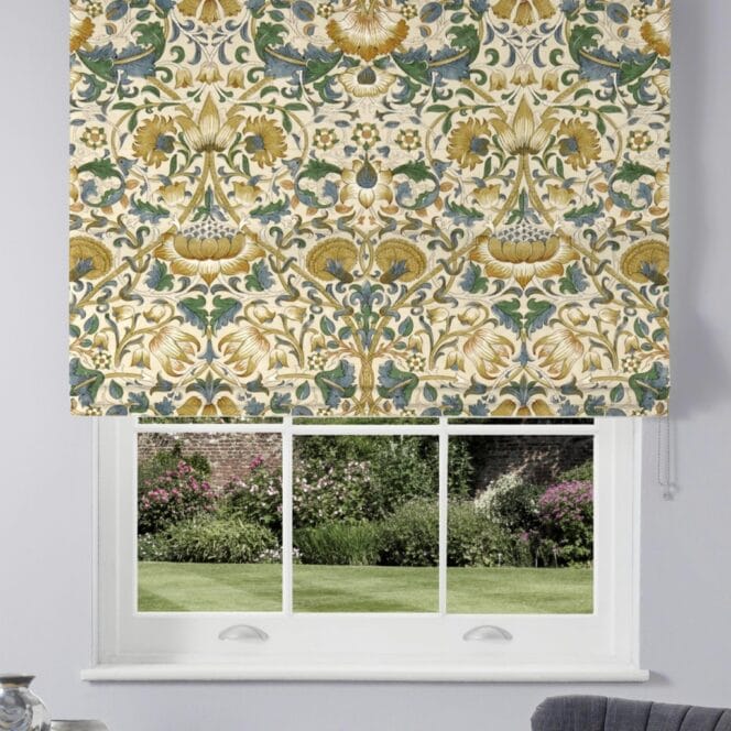Morris & Co Lodden Manilla Bayleaf Roman Blind