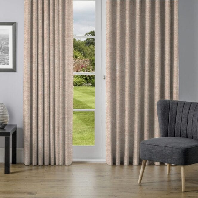 Eco Friendly Asana Blush Curtains