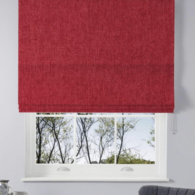 Bliss Cherry Roman Blind