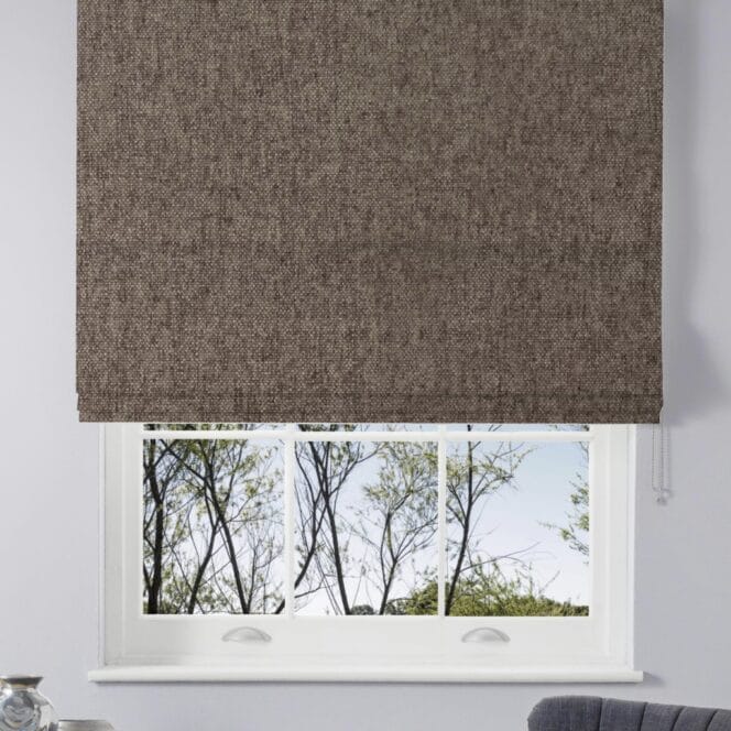 Bliss Peat Roman Blind