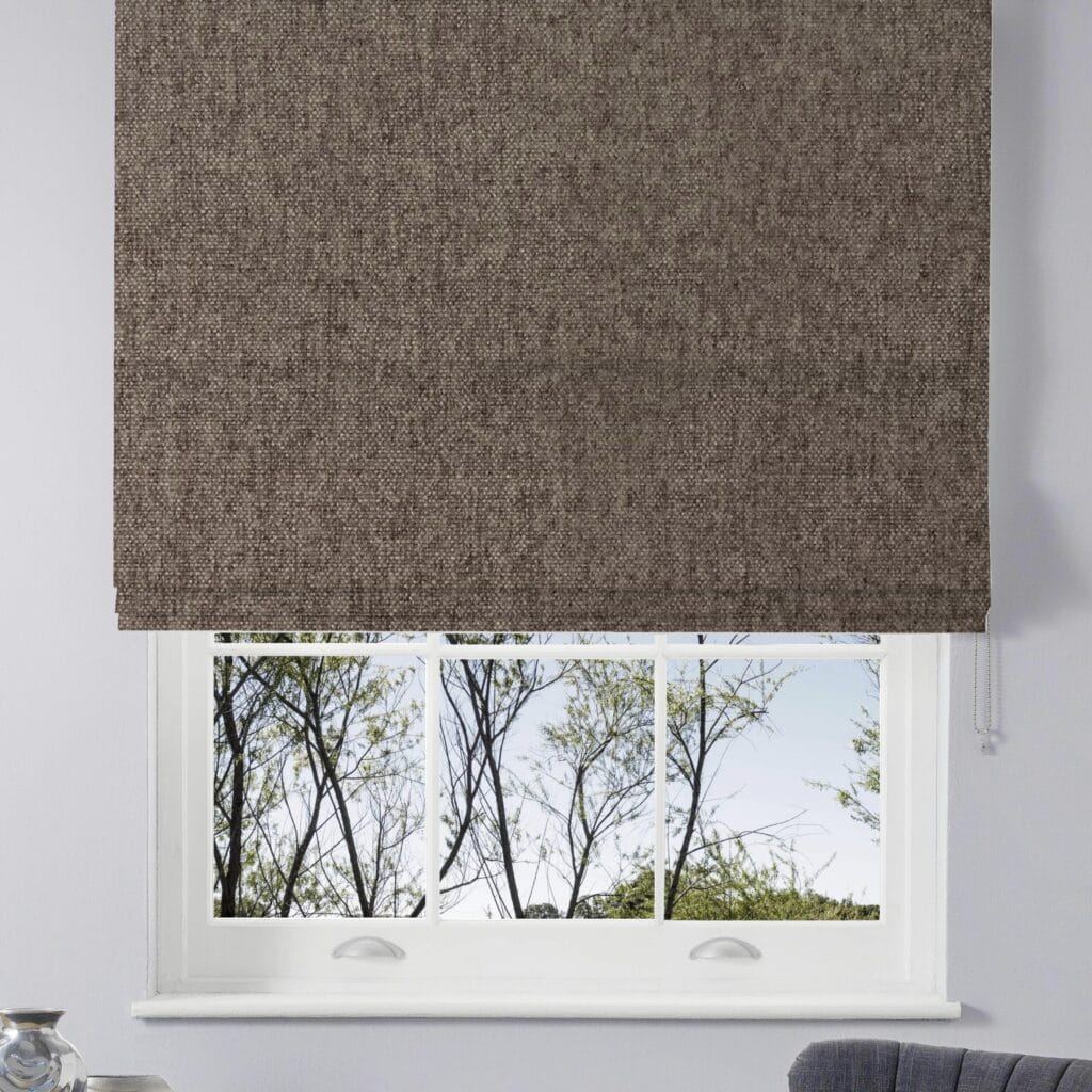 Bliss Peat Roman Blind
