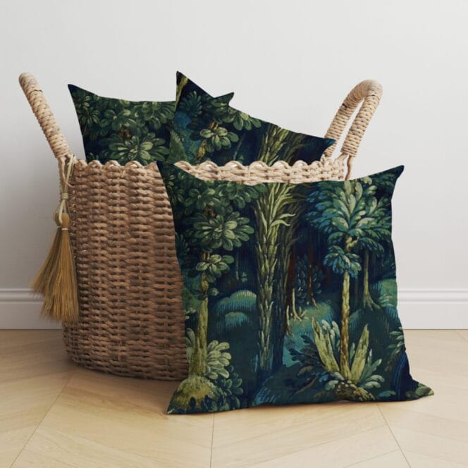 Forbidden Forest Sapphire Cushion