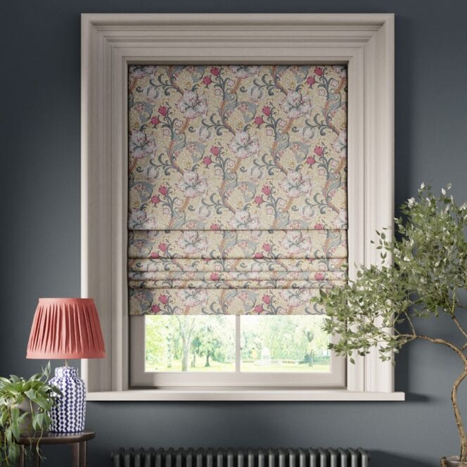 Mini Golden Lily Dove Plum Blind