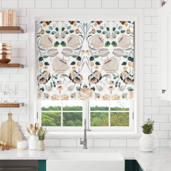 Temperley London x Romo Bonita Goldfinch Roman Blind