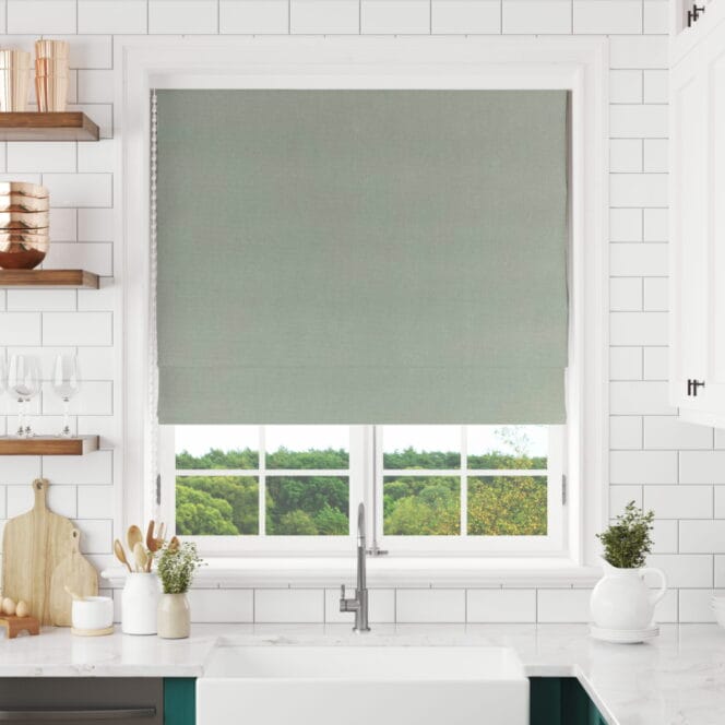 Temperley London x Romo Frieda Agave Roman Blind