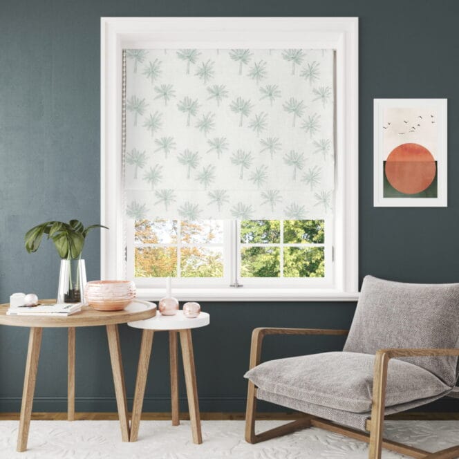 Little Palm Bon Bon Roman Blind