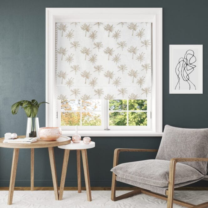 Little Palm Sand Roman Blind