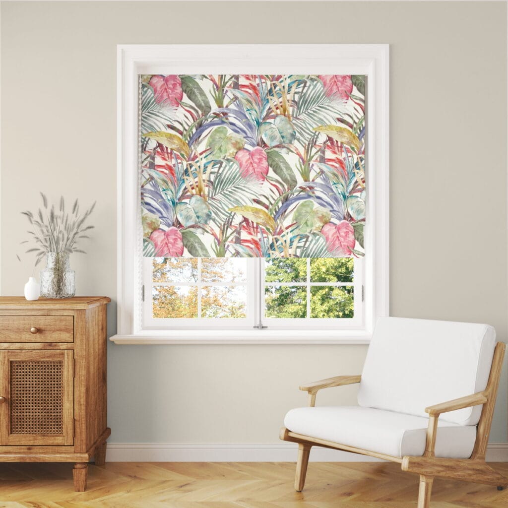 Los Angeles Rainbow Roman Blind