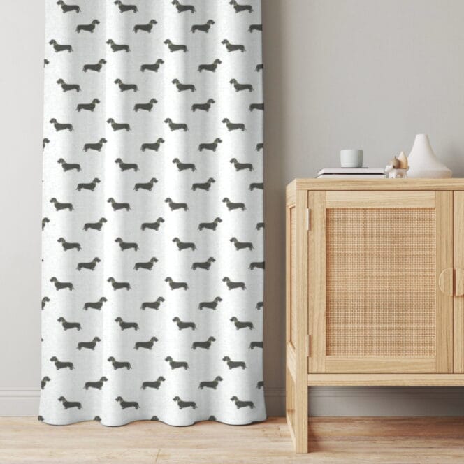 Emily Bond Basil Pebble Curtains