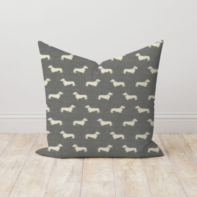 Emily Bond Peggy Smoke Cushion