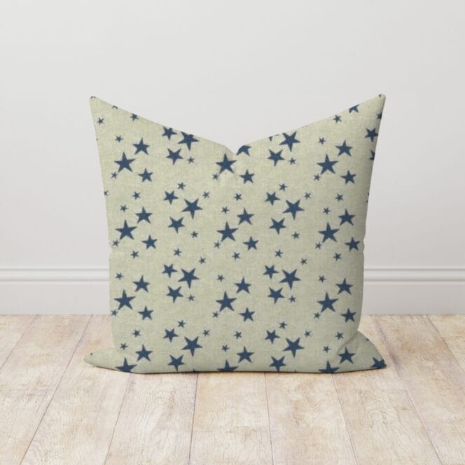 Emily Bond St Maws Indigo Cushion