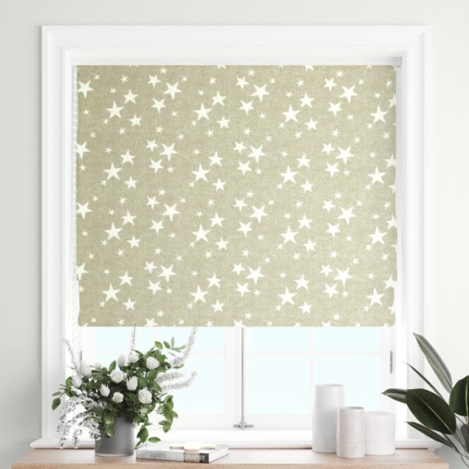 Emily Bond St Maws Linen Roman Blind