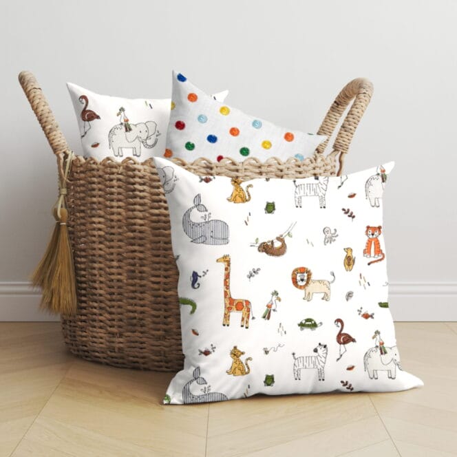 Doodle Jungle Cushion