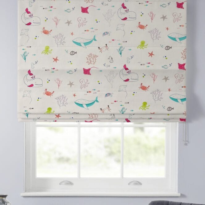Splash Rainbow Roman Blind