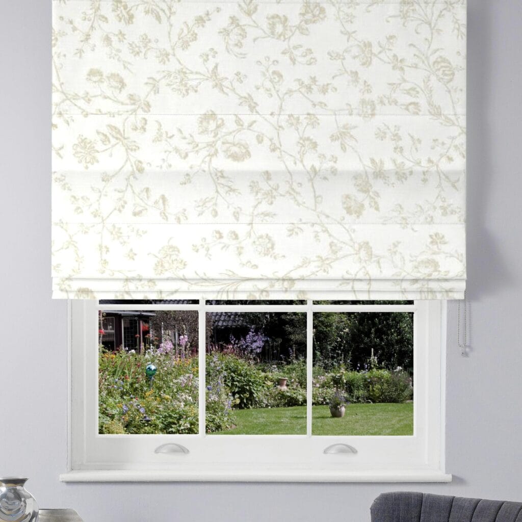 Laura Ashley Aria Dove Grey Roman Blind