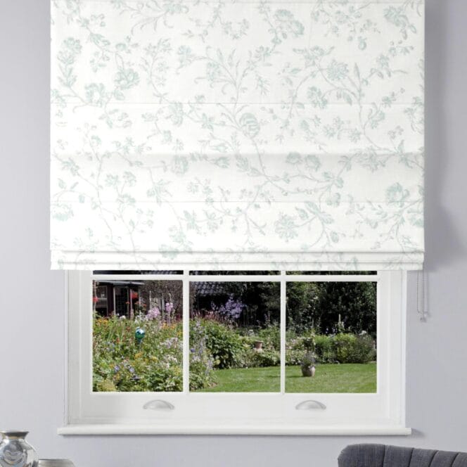 Laura Ashley Aria Duckegg Roman Blind